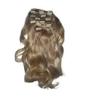Luxury Clip European In Hair Extensions real human hair.